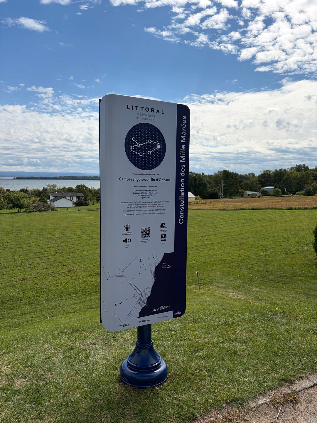 Île d'Orléans, Québec (Panneaux d'interprétation - Revitalisation urbaine)