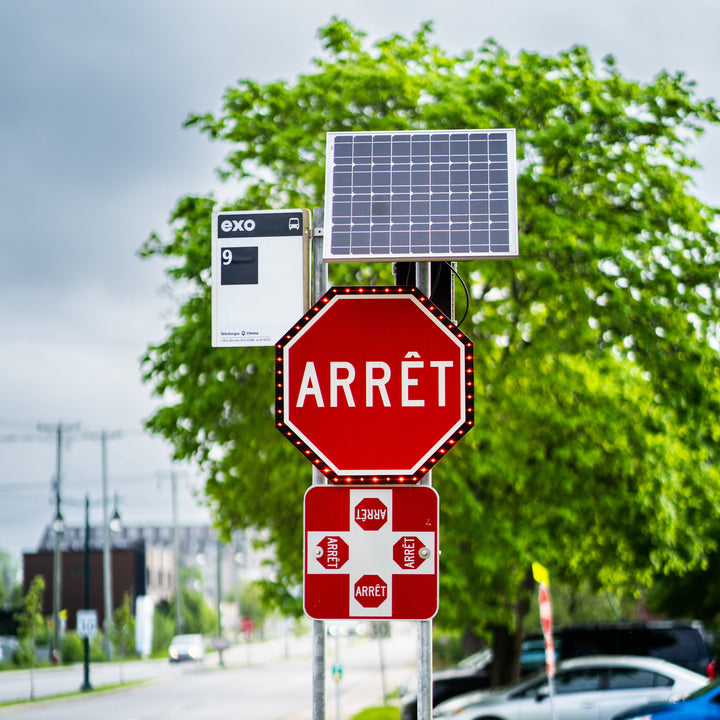 Panneaux arrêt DEL <br>Série KENU