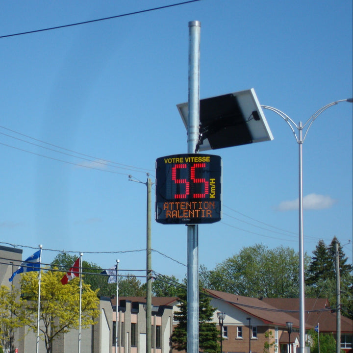 Radar pédagogique (Afficheur de vitesse)